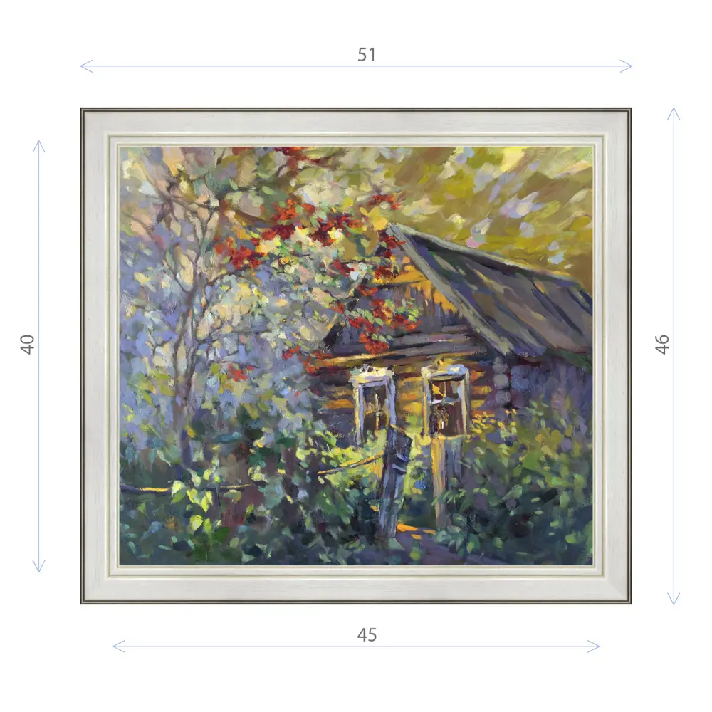 Фото Картина в раме Декор Депо Ксения Черномор "Догорающий день в память уходящего лета" E20 46x51 см Фото Картина в раме Декор Депо Ксения Черномор "Догорающий день в память уходящего лета" E20 46x51 см