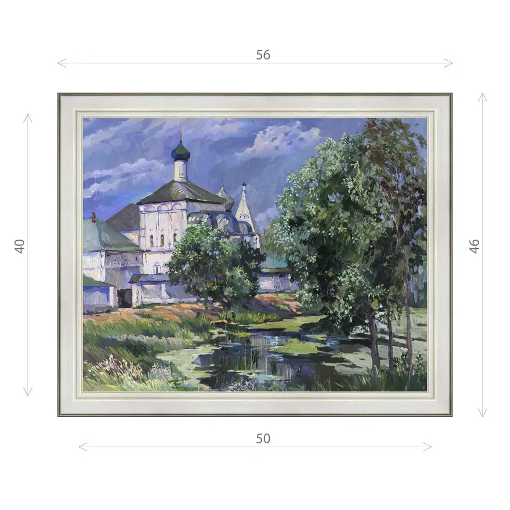 Фото Картина в раме Декор Депо Ксения Черномор "Тихая обитель" E20 46x56 см Фото Картина в раме Декор Депо Ксения Черномор "Тихая обитель" E20 46x56 см