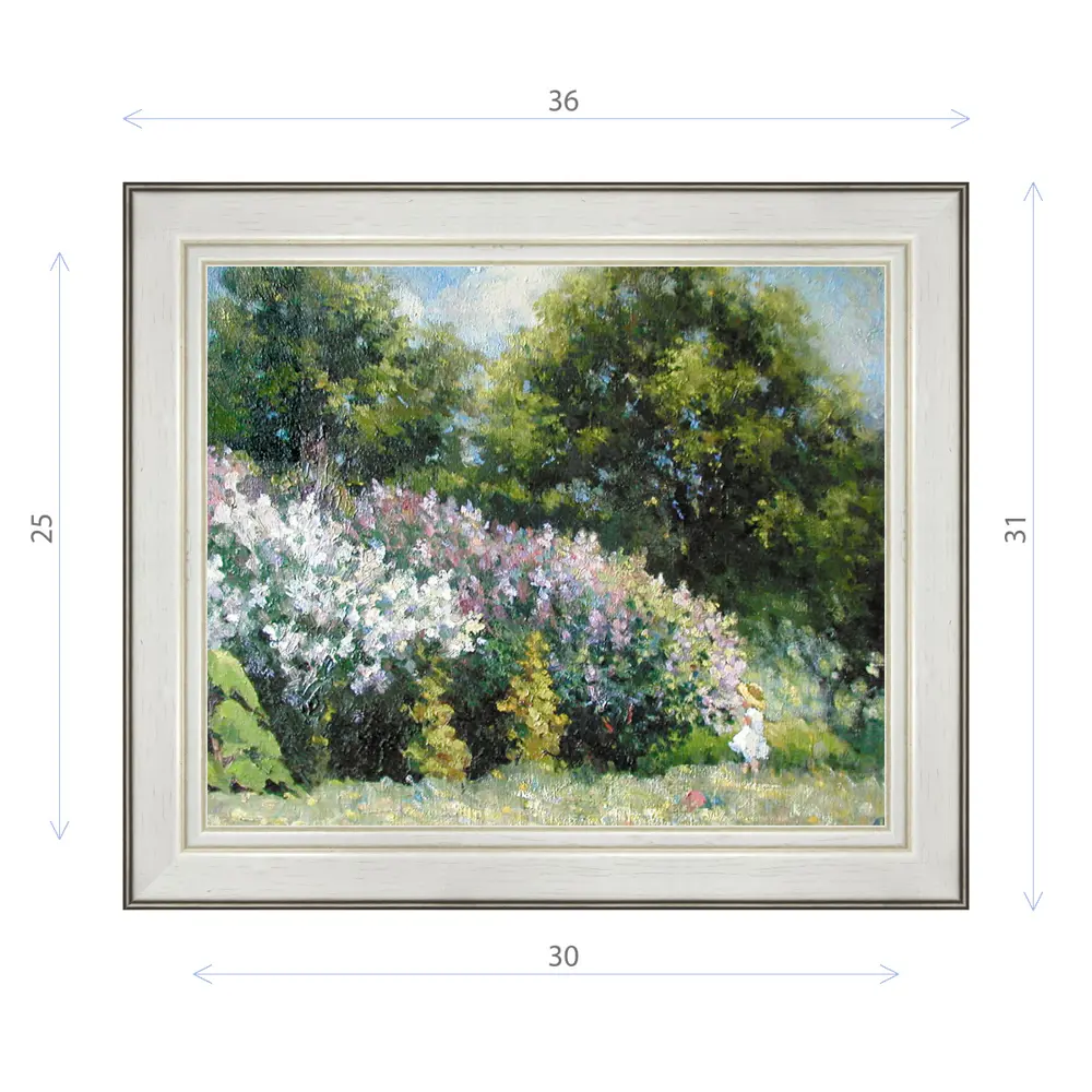 Фото Картина в раме Декор Депо Ксения Черномор "Сирень в Ботаническом саду" E20 31x36 см Фото Картина в раме Декор Депо Ксения Черномор "Сирень в Ботаническом саду" E20 31x36 см