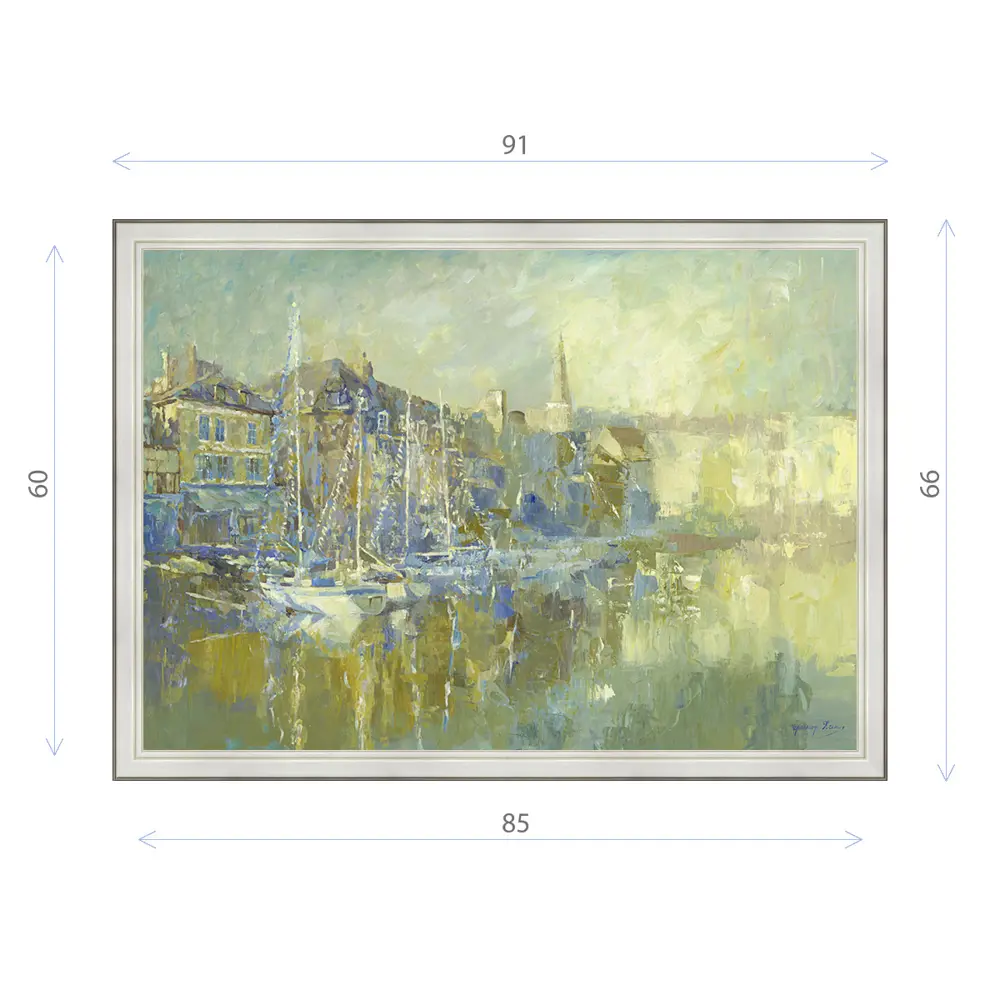 Фото Картина в раме Декор Депо Ксения Черномор "Онфлёр" E20 66x91 см Фото Картина в раме Декор Депо Ксения Черномор "Онфлёр" E20 66x91 см