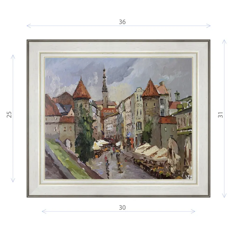 Фото Картина в раме Декор Депо Ксения Черномор После дождя Таллин E20 31x36 см Фото Картина в раме Декор Депо Ксения Черномор После дождя Таллин E20 31x36 см