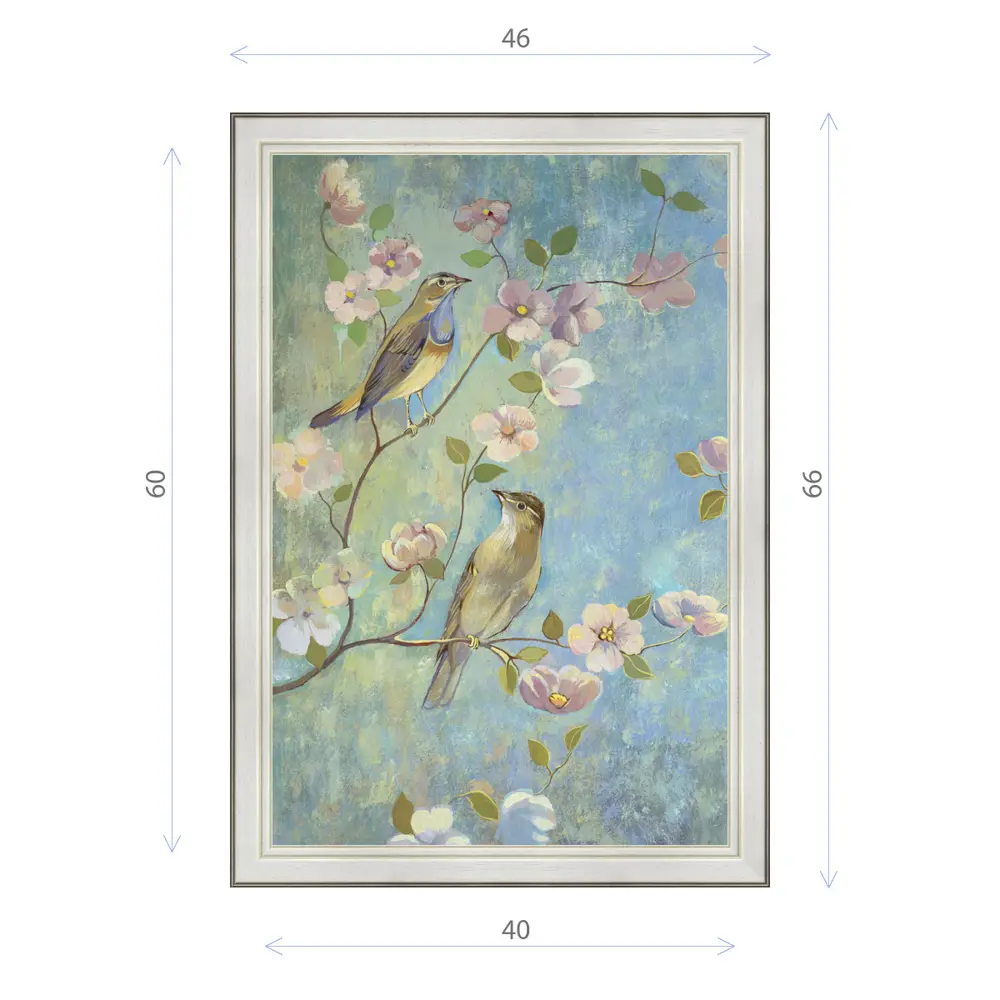 Фото Картина в раме Декор Депо Ксения Черномор "Птички певчие" E20 66x46 см Фото Картина в раме Декор Депо Ксения Черномор "Птички певчие" E20 66x46 см