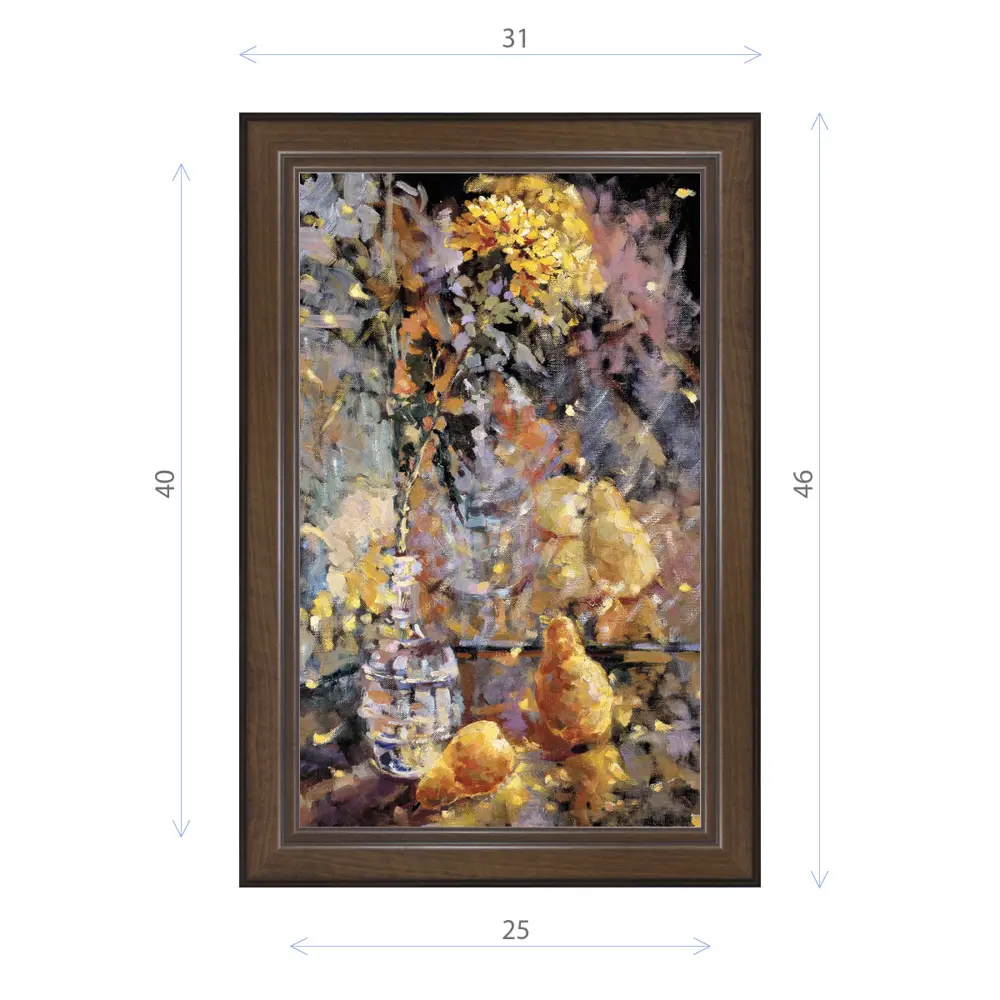 Фото Картина в раме Декор Депо Ксения Черномор "Желтая хризантема" E21 46x31 см Фото Картина в раме Декор Депо Ксения Черномор "Желтая хризантема" E21 46x31 см