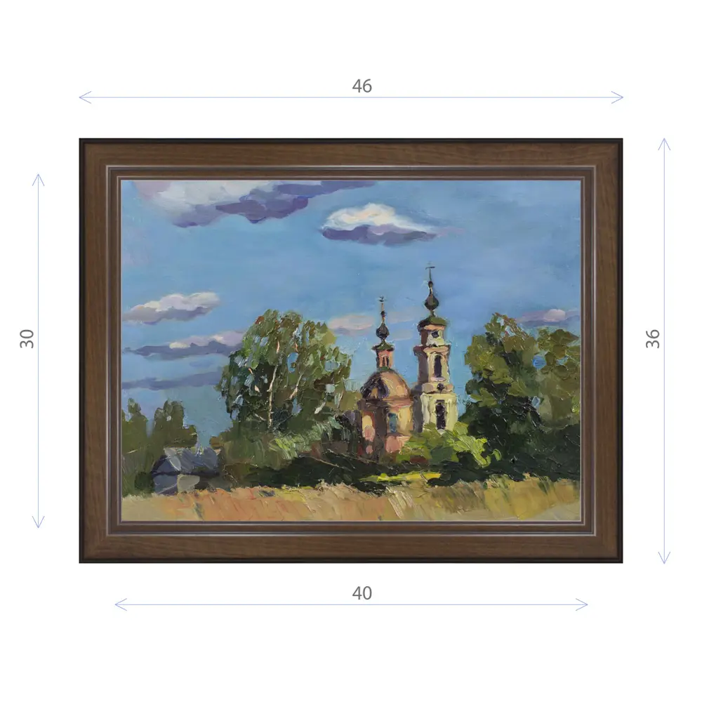 Фото Картина в раме Декор Депо Ксения Черномор Христорождественская церковь E21 36x46 см Фото Картина в раме Декор Депо Ксения Черномор Христорождественская церковь E21 36x46 см