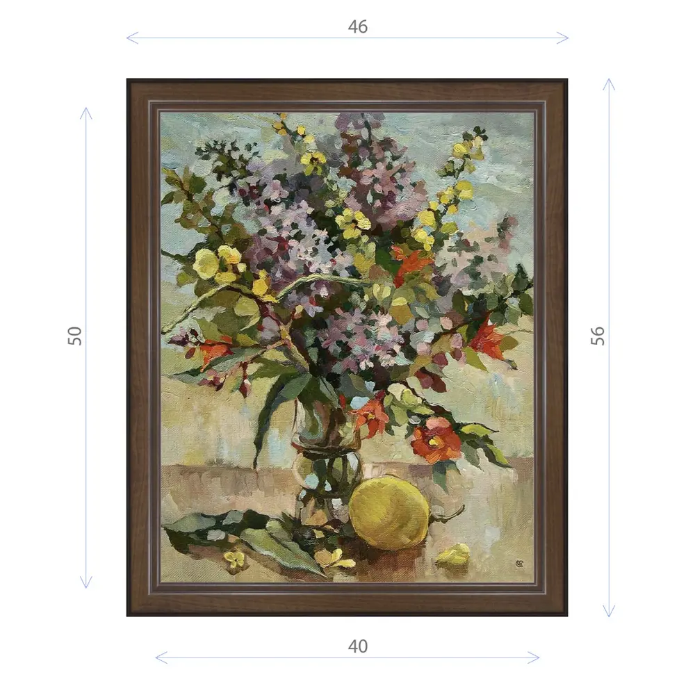 Фото Картина в раме Декор Депо Ксения Черномор "Букет Абхазии" E21 56x46 см Фото Картина в раме Декор Депо Ксения Черномор "Букет Абхазии" E21 56x46 см