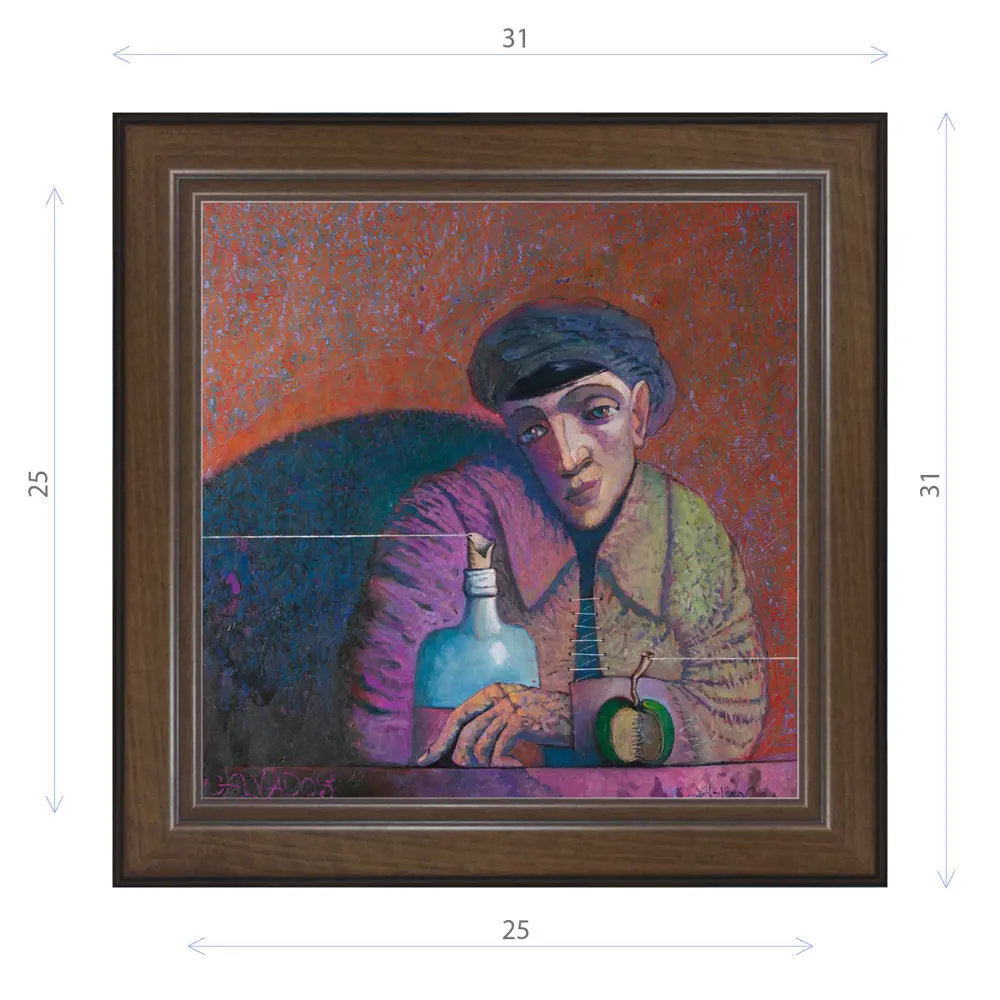 Фото Картина в раме Декор Депо Эдуард Абжинов "Кальвадос" E21 31x31 см Фото Картина в раме Декор Депо Эдуард Абжинов "Кальвадос" E21 31x31 см