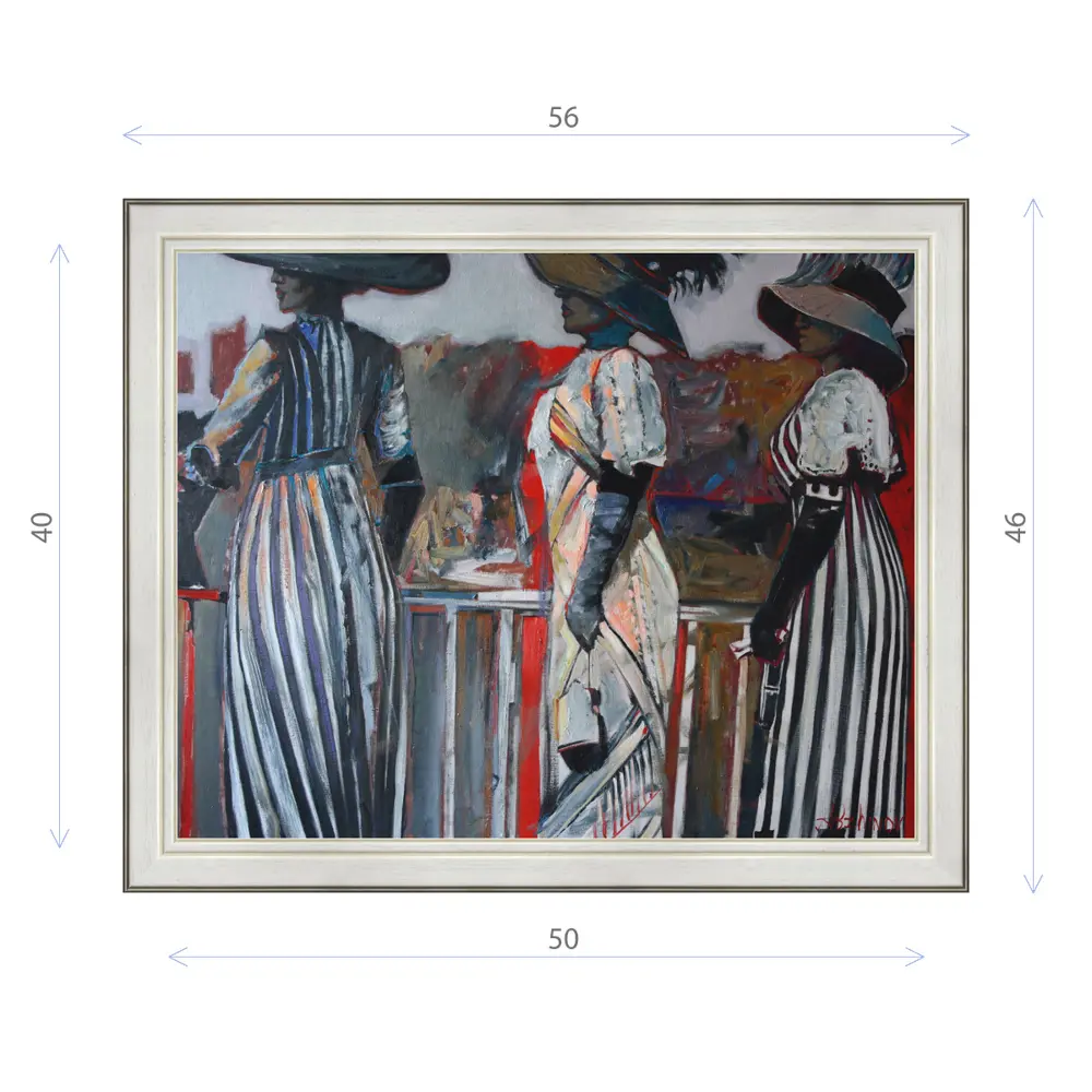 Фото Картина в раме Декор Депо Эдуард Абжинов "День трех лун" E20 46x56 см Фото Картина в раме Декор Депо Эдуард Абжинов "День трех лун" E20 46x56 см