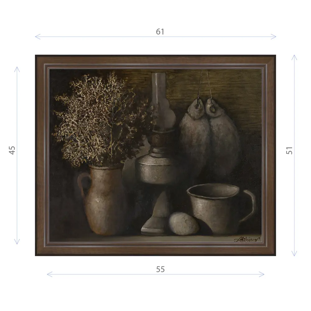 Фото Картина в раме Декор Депо Эдуард Абжинов "За полночь" E21 51x61 см