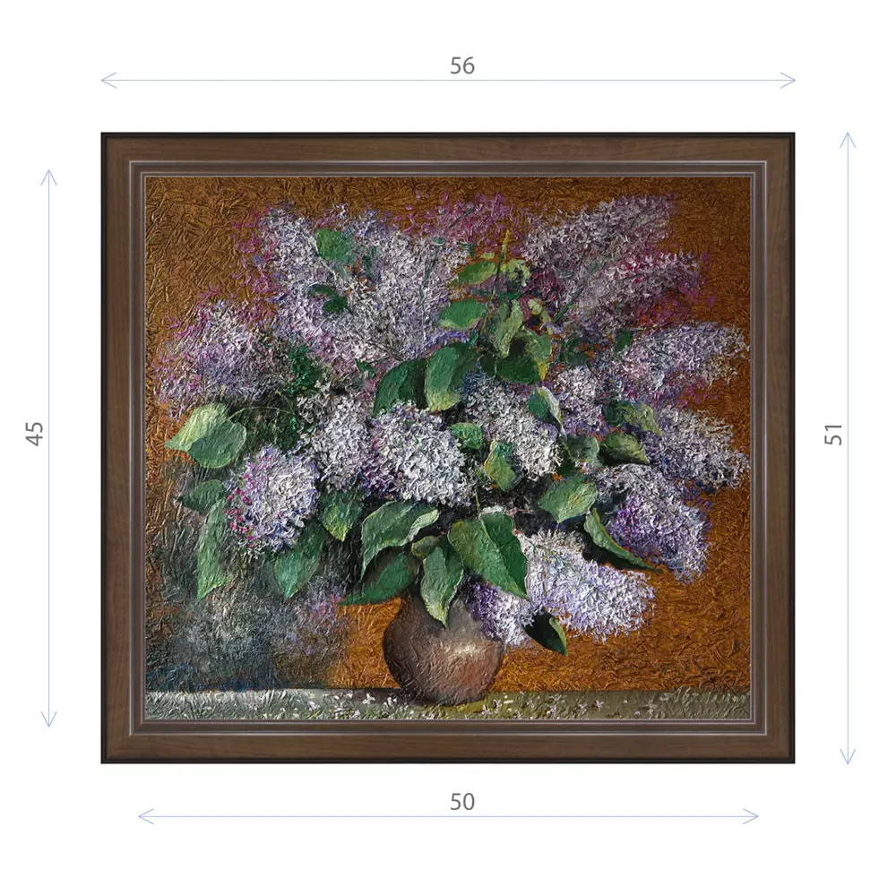 Фото Картина в раме Декор Депо Эдуард Абжинов "Московский май" E21 51x56 см