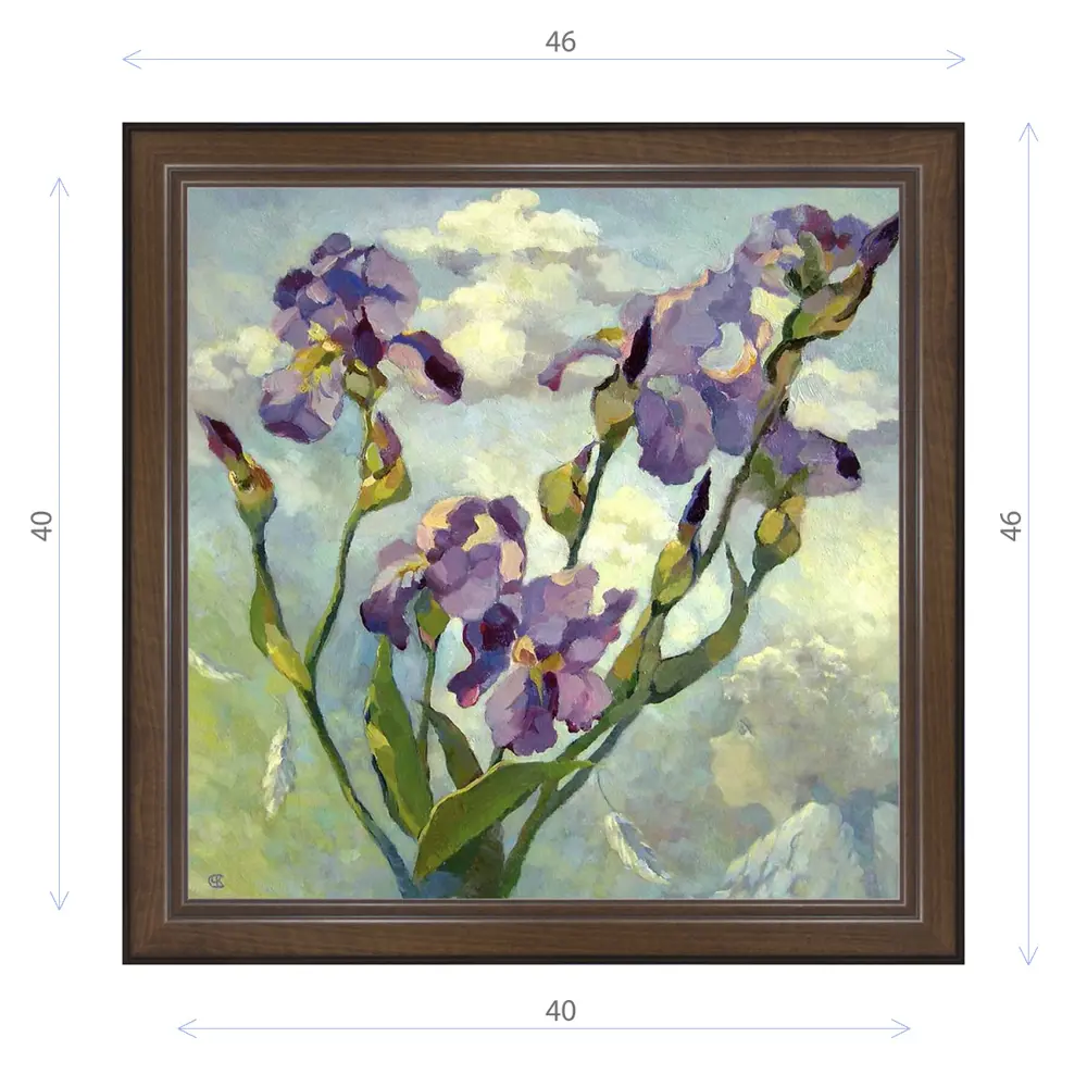 Фото Картина в раме Декор Депо Ксения Черномор "Мечта" E21 46x46 см