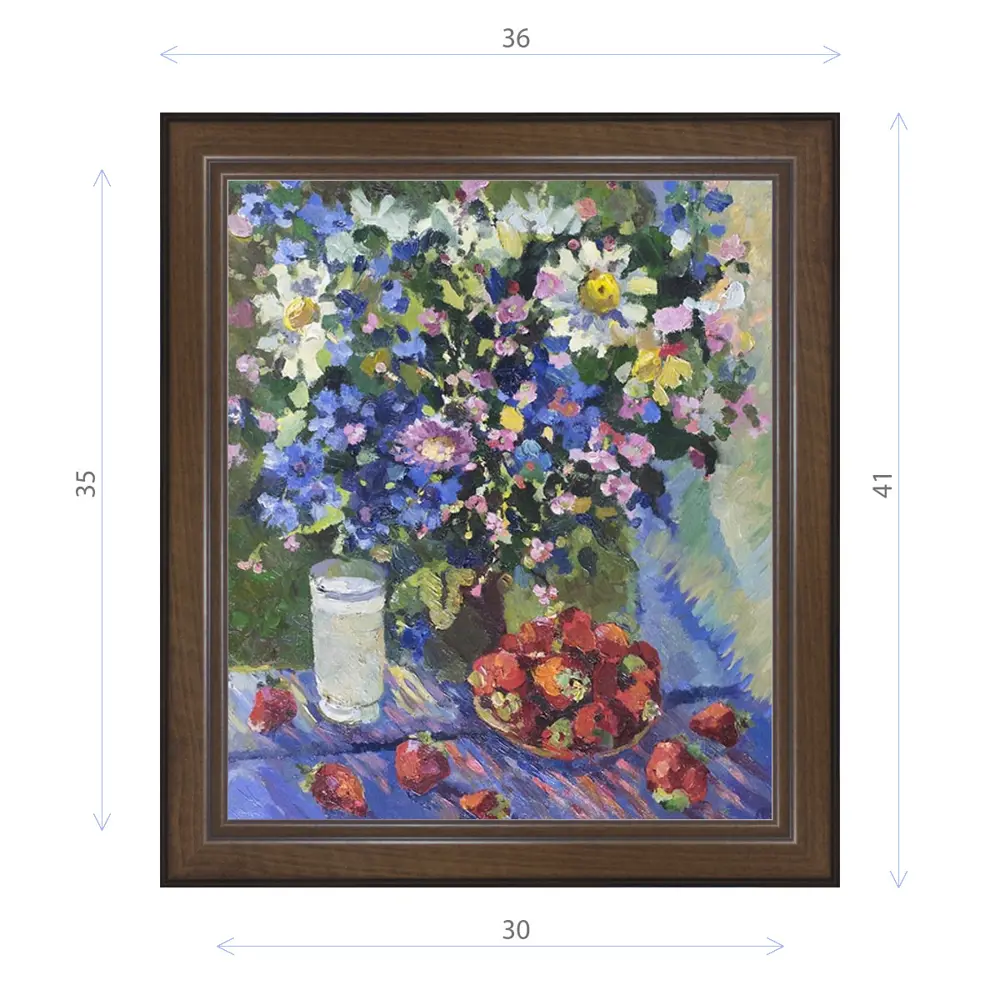 Фото Картина в раме Декор Депо Ксения Черномор "Летний Ветер" E21 41x36 см Фото Картина в раме Декор Депо Ксения Черномор "Летний Ветер" E21 41x36 см