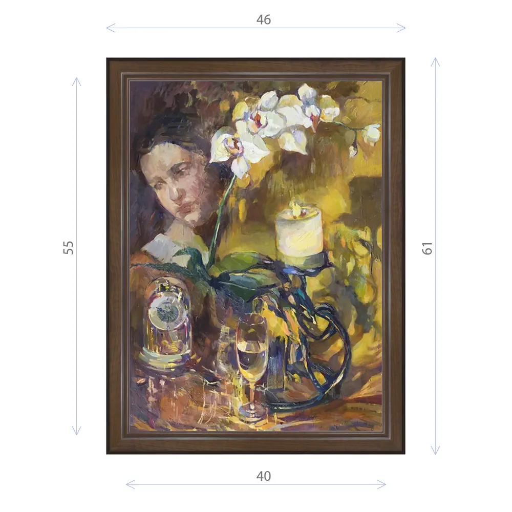 Фото Картина в раме Декор Депо Ксения Черномор "Волшебство" E21 61x46 см Фото Картина в раме Декор Депо Ксения Черномор "Волшебство" E21 61x46 см