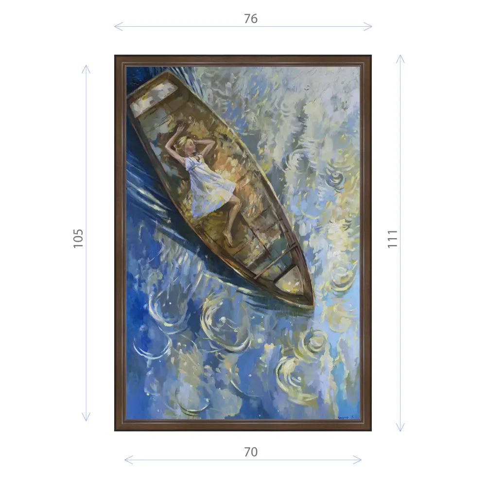 Фото Картина в раме Декор Депо Ксения Черномор "Золотой дождь" E21 111x76 см Фото Картина в раме Декор Депо Ксения Черномор "Золотой дождь" E21 111x76 см