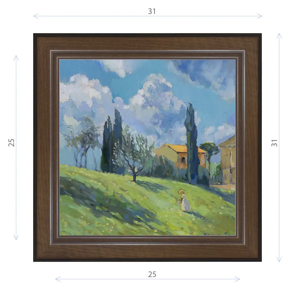 Фото Картина в раме Декор Депо Ксения Черномор "Прекрасная Тоскана" E21 31x31 см Фото Картина в раме Декор Депо Ксения Черномор "Прекрасная Тоскана" E21 31x31 см