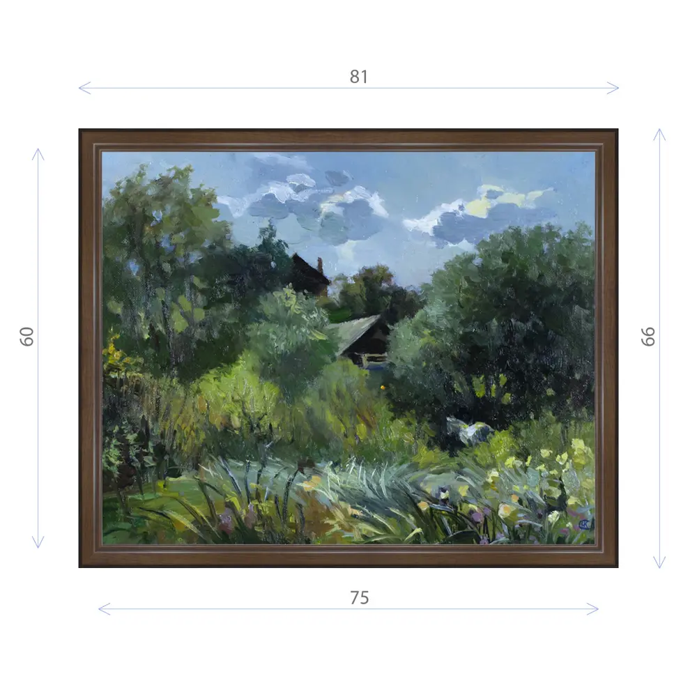 Фото Картина в раме Декор Депо Ксения Черномор "Тишина" E21 66x81 см Фото Картина в раме Декор Депо Ксения Черномор "Тишина" E21 66x81 см