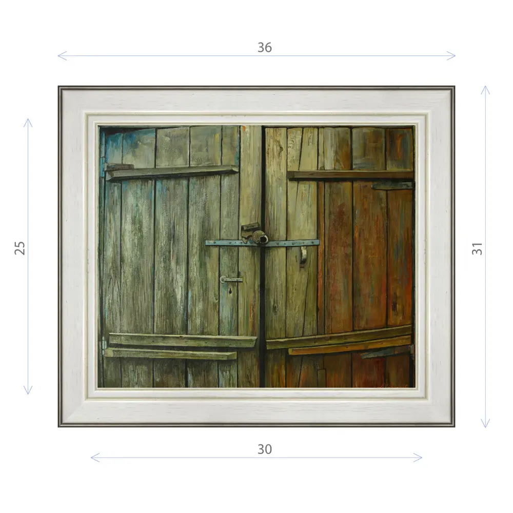 Фото Картина в раме Декор Депо Эдуард Абжинов "От ворот поворот" E20 31x36 см Фото Картина в раме Декор Депо Эдуард Абжинов "От ворот поворот" E20 31x36 см