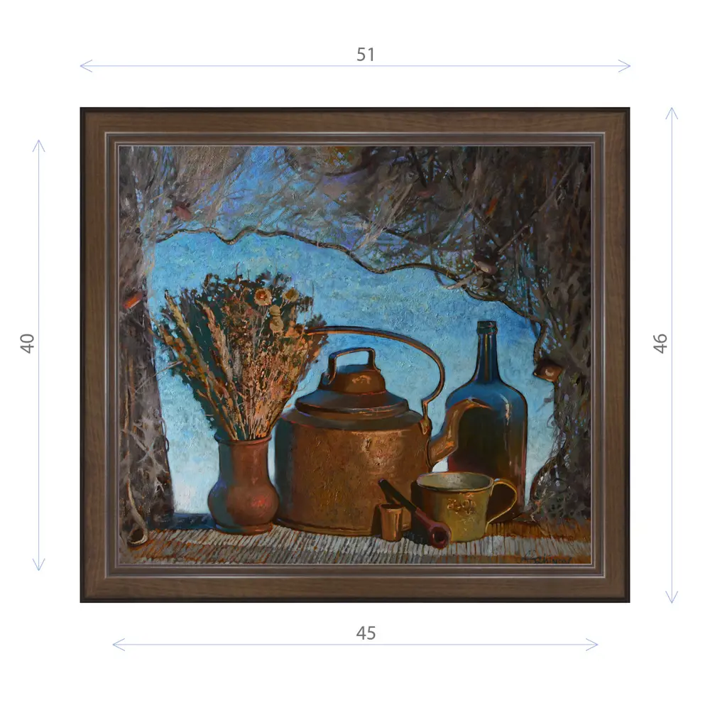 Фото Картина в раме Декор Депо Эдуард Абжинов "Рыбацкие сети" E21 46x51 см Фото Картина в раме Декор Депо Эдуард Абжинов "Рыбацкие сети" E21 46x51 см