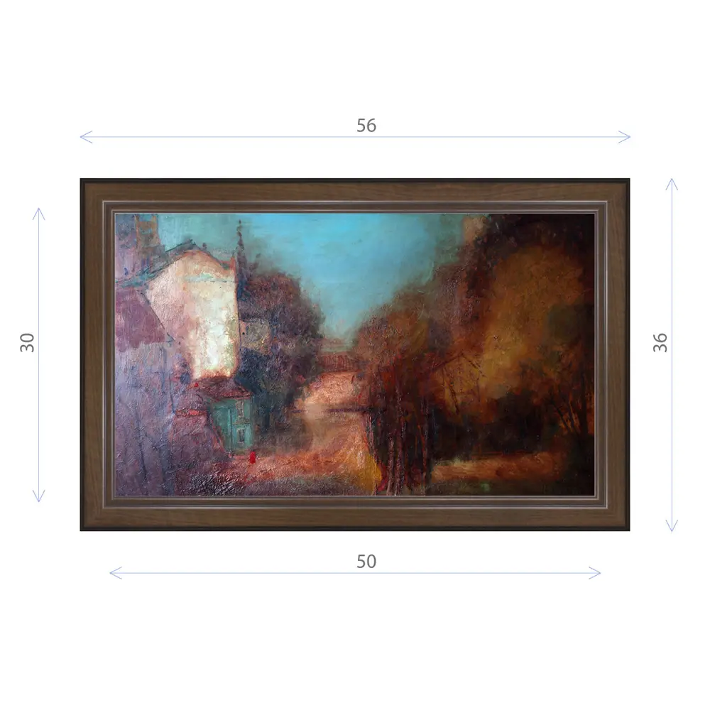 Фото Картина в раме Декор Депо Эдуард Абжинов "Провинциальный сюжет" E21 36x56 см Фото Картина в раме Декор Депо Эдуард Абжинов "Провинциальный сюжет" E21 36x56 см