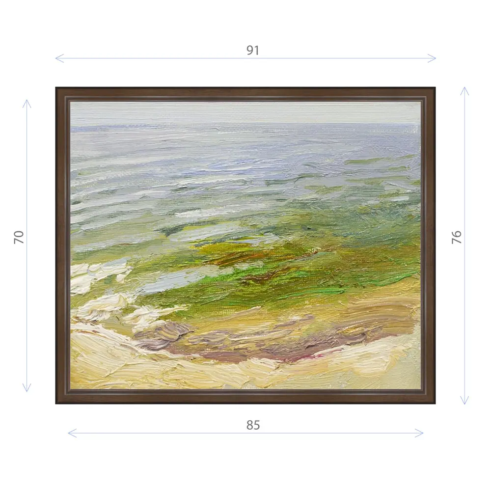 Фото Картина в раме Декор Депо Эдуард Абжинов "Яркие волны" E21 76x91 см Фото Картина в раме Декор Депо Эдуард Абжинов "Яркие волны" E21 76x91 см