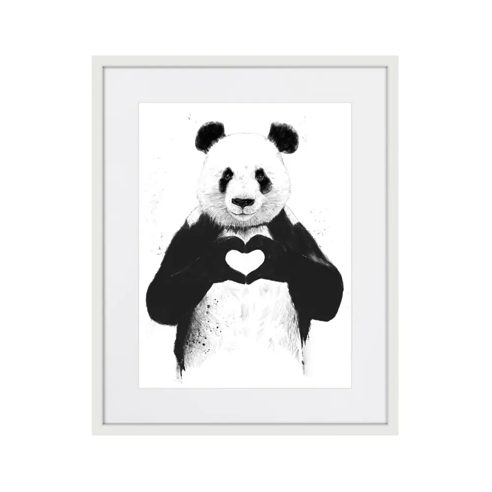Фото 2 Картина в раме Картины в квартиру "All you need is love" 42x52 см