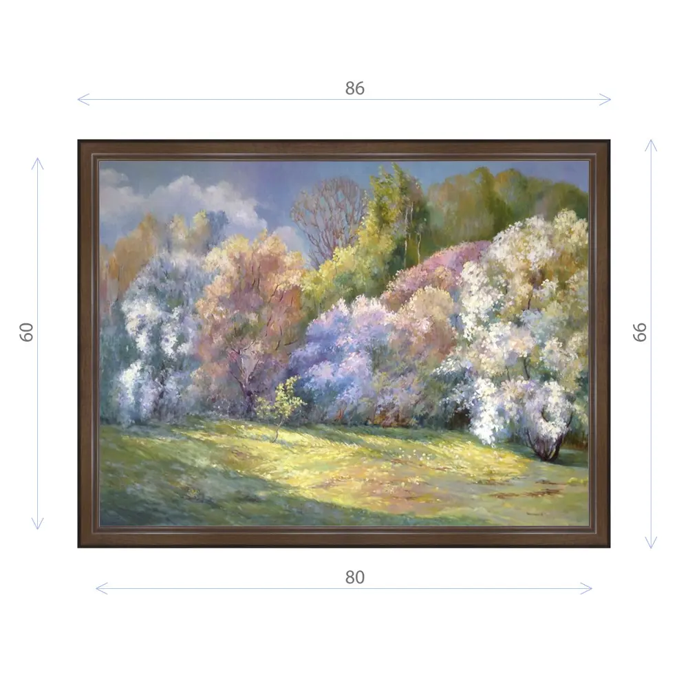 Фото Картина в раме Декор Депо Ксения Черномор "Волшебный май" E21 66x86 см Фото Картина в раме Декор Депо Ксения Черномор "Волшебный май" E21 66x86 см