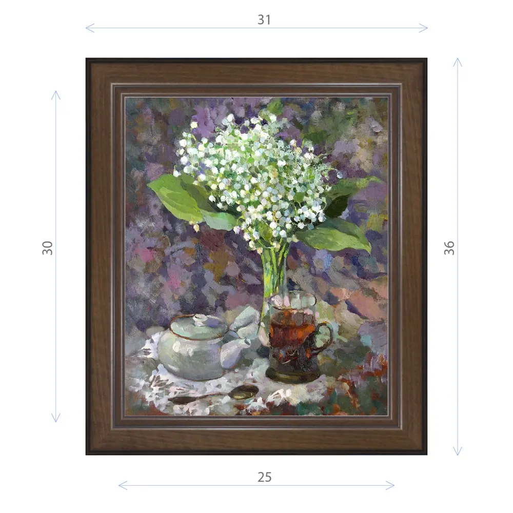 Фото Картина в раме Декор Депо Ксения Черномор "Утренний чай" E21 36x31 см Фото Картина в раме Декор Депо Ксения Черномор "Утренний чай" E21 36x31 см