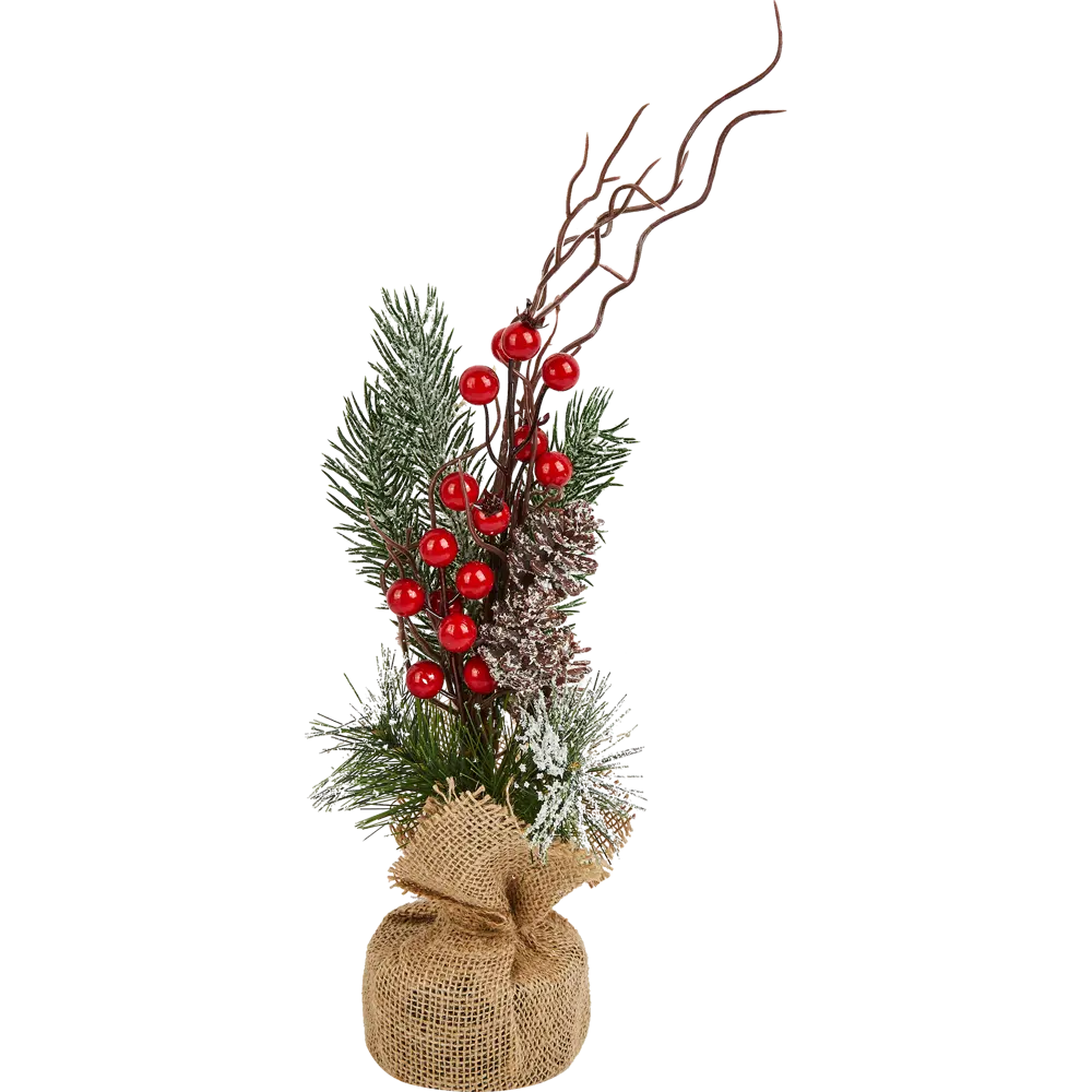 Фото 5 Ель новогодняя искусственная в мешке h40 см Фото 5 Ель новогодняя искусственная в мешке h40 см