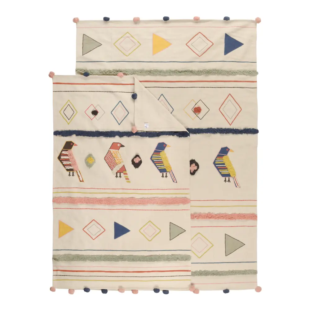 Фото 8 Ковер Tkano Птицы Ethnic 120x180 см хлопок цвет разноцветный Фото 8 Ковер Tkano Птицы Ethnic 120x180 см хлопок цвет разноцветный