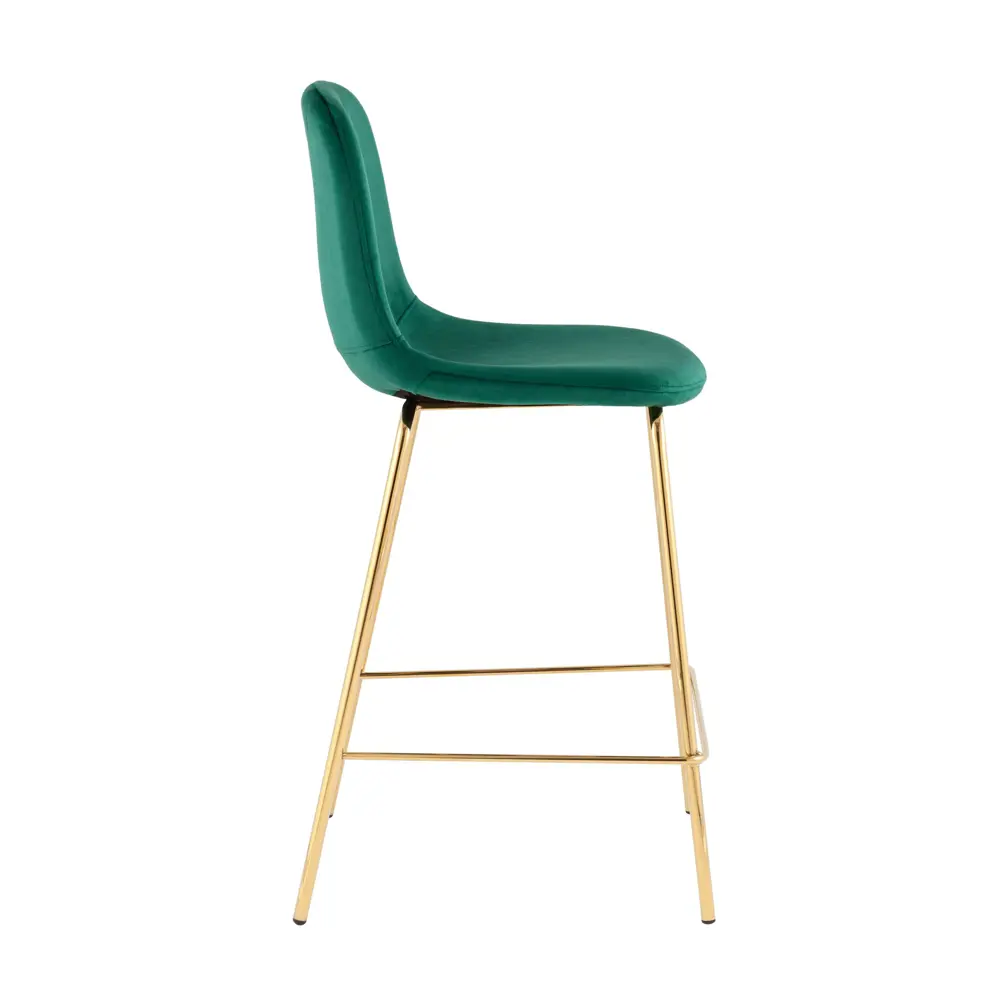 Фото 3 Полубарный стул Stool group Валенсия sn 42x91x46 см цвет зеленый/золотой Фото 3 Полубарный стул Stool group Валенсия sn 42x91x46 см цвет зеленый/золотой