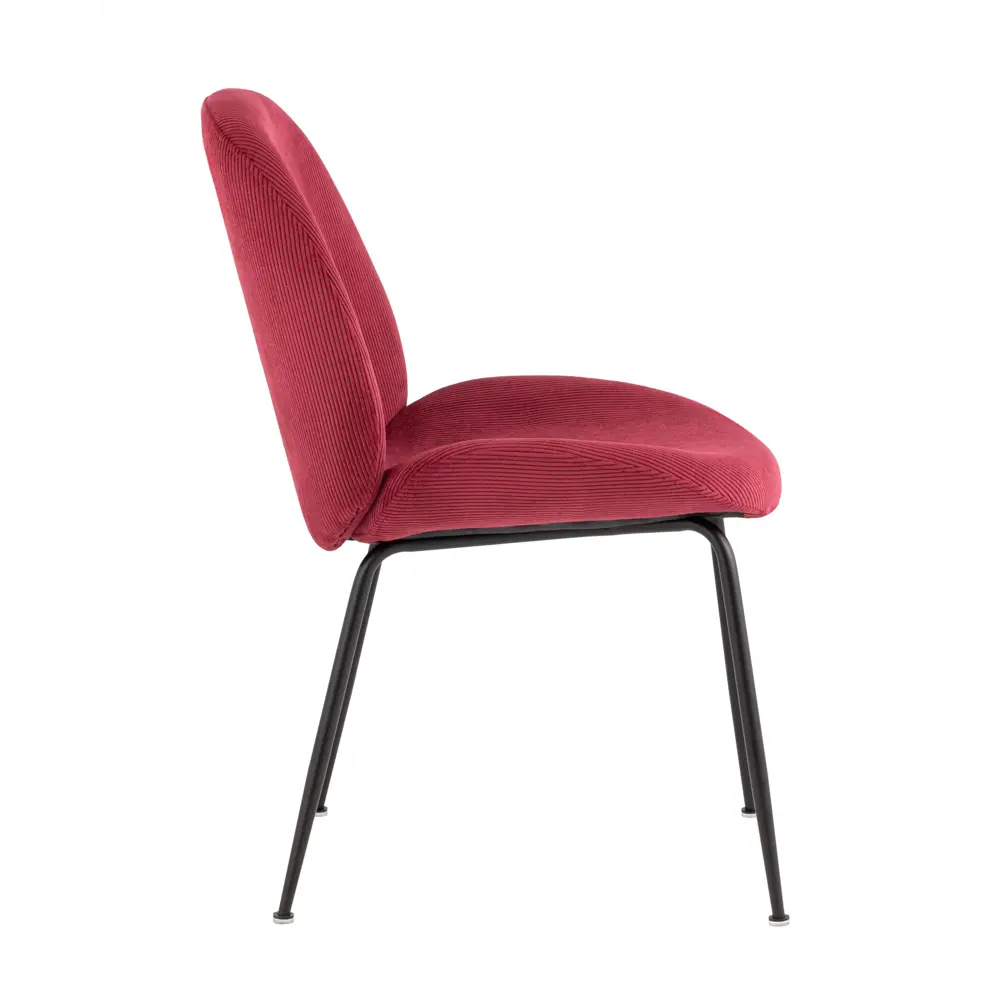Фото 3 Комплект кухонных стульев 2 шт Stool group Турин 84x62x48 см велюр цвет красный/черный Фото 3 Комплект кухонных стульев 2 шт Stool group Турин 84x62x48 см велюр цвет красный/черный