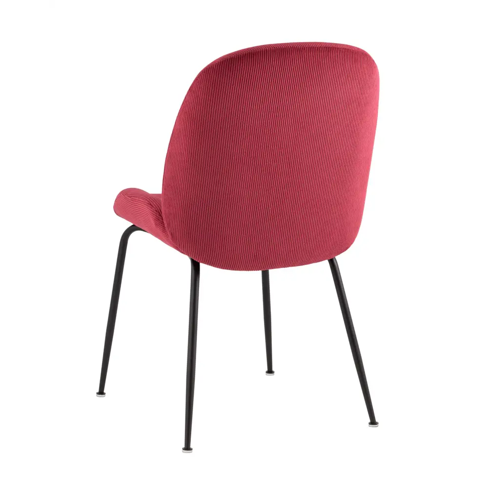 Фото 4 Комплект кухонных стульев 2 шт Stool group Турин 84x62x48 см велюр цвет красный/черный Фото 4 Комплект кухонных стульев 2 шт Stool group Турин 84x62x48 см велюр цвет красный/черный