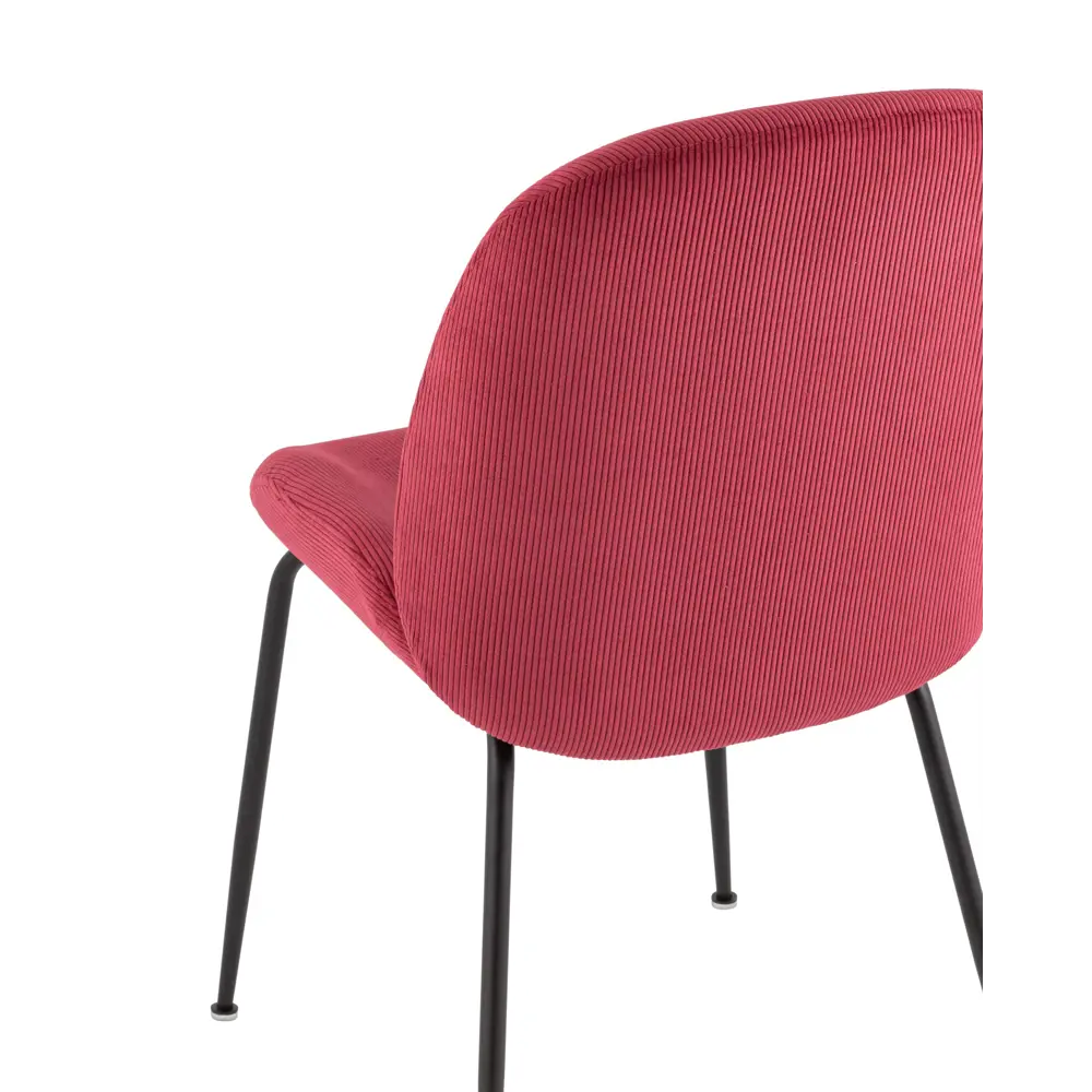 Фото 8 Комплект кухонных стульев 2 шт Stool group Турин 84x62x48 см велюр цвет красный/черный Фото 8 Комплект кухонных стульев 2 шт Stool group Турин 84x62x48 см велюр цвет красный/черный