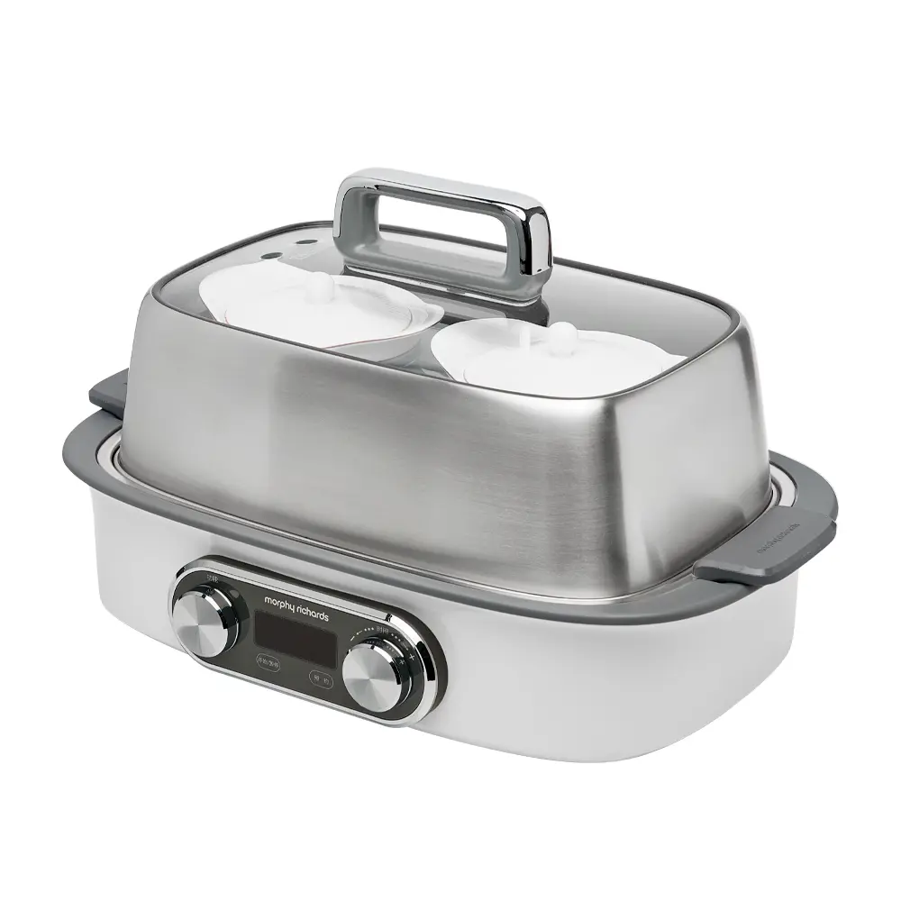 Фото 4 Пароварка 1.8 л Morphy Richards 460005 2000 Вт цвет кремовый Фото 4 Пароварка 1.8 л Morphy Richards 460005 2000 Вт цвет кремовый