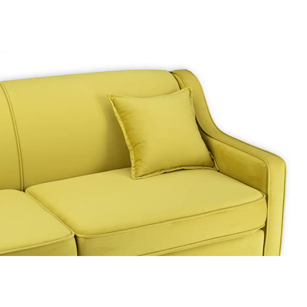 Фото 8 Диван Ramart design Арман 193x81x93 см велюр цвет желтый Фото 8 Диван Ramart design Арман 193x81x93 см велюр цвет желтый