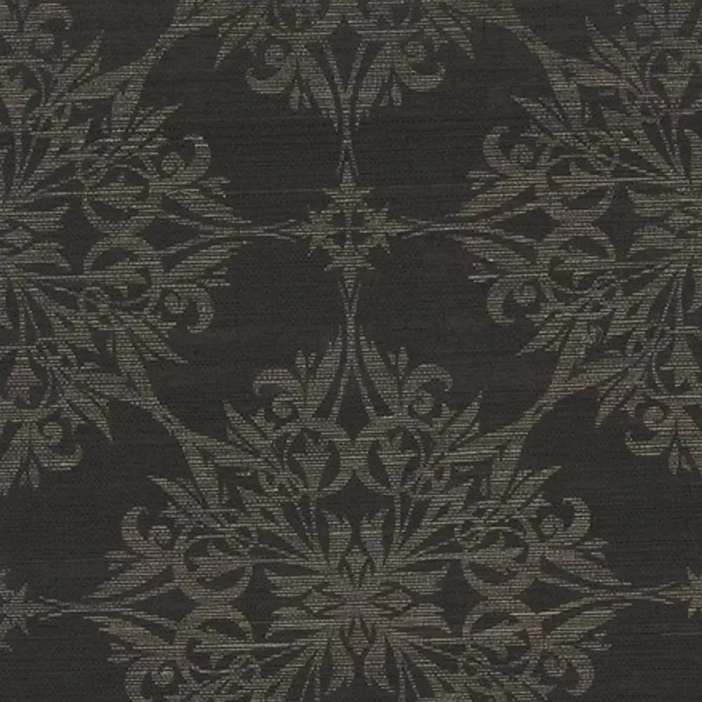 Фото Обои из природного материала Cosca Traditional Prints 0.91 м черные СПБ025332 Фото Обои из природного материала Cosca Traditional Prints 0.91 м черные СПБ025332