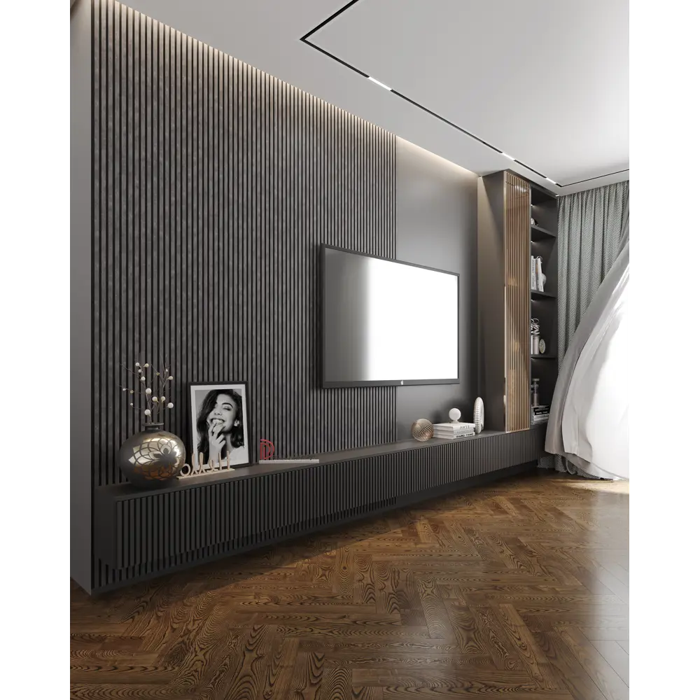 Фото 7 Панель стеновая Decor-Dizayn 904-70 10x150x3000 мм темно-серый Фото 7 Панель стеновая Decor-Dizayn 904-70 10x150x3000 мм темно-серый