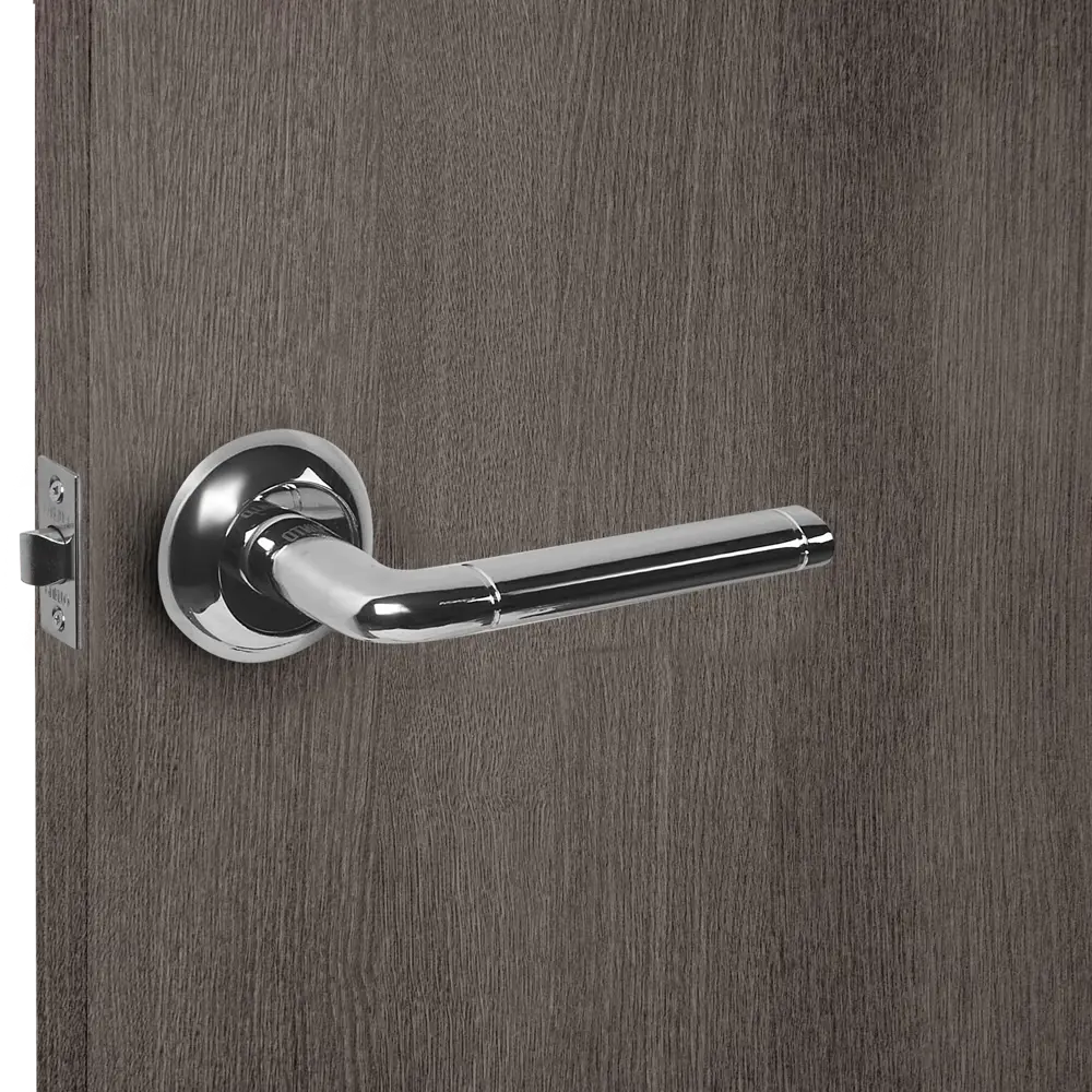 Фото 7 Дверные ручки Punto Rex без запирания комплект цвет хром