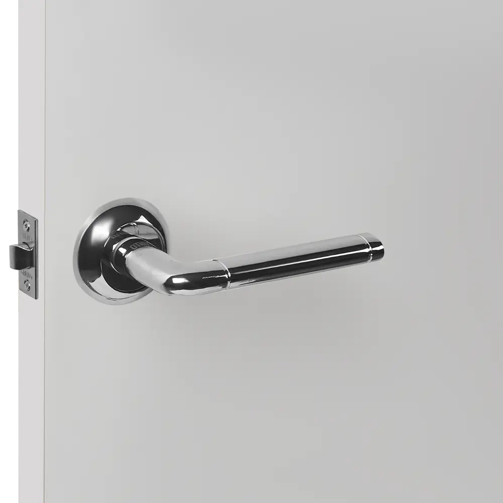 Фото 5 Дверные ручки Punto Rex без запирания комплект цвет хром