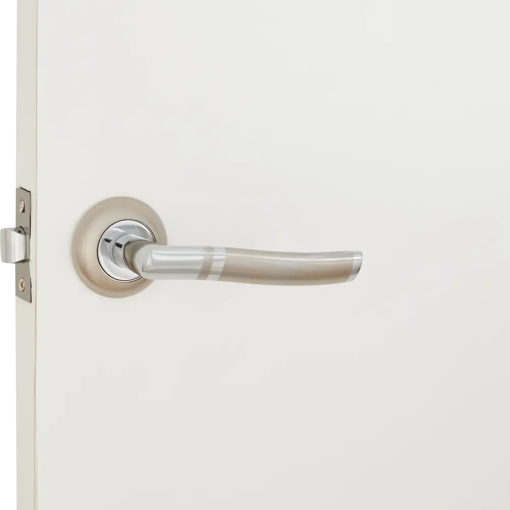 Фото 6 Дверные ручки 67 SN, без запирания, комплект, цвет никель