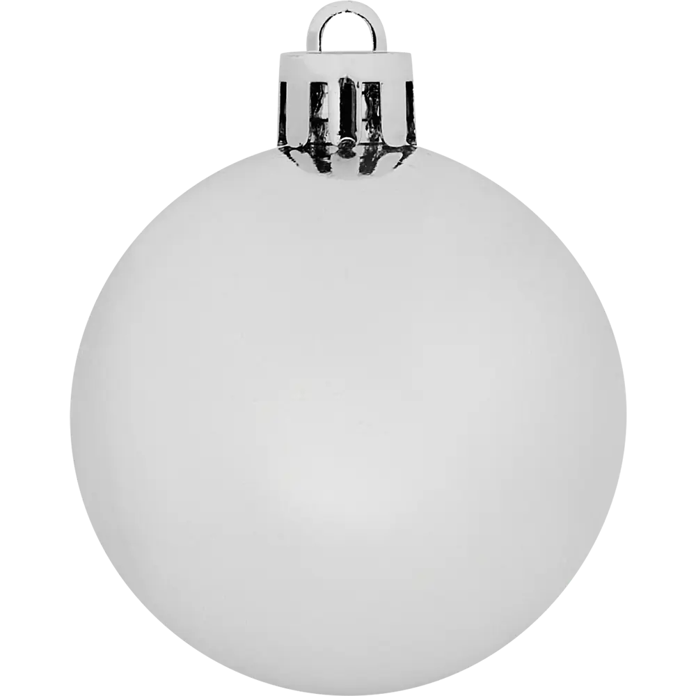 Фото 33 Набор новогодних шаров Christmas ø5-6 см цвет белый 25 шт. Фото 33 Набор новогодних шаров Christmas ø5-6 см цвет белый 25 шт.
