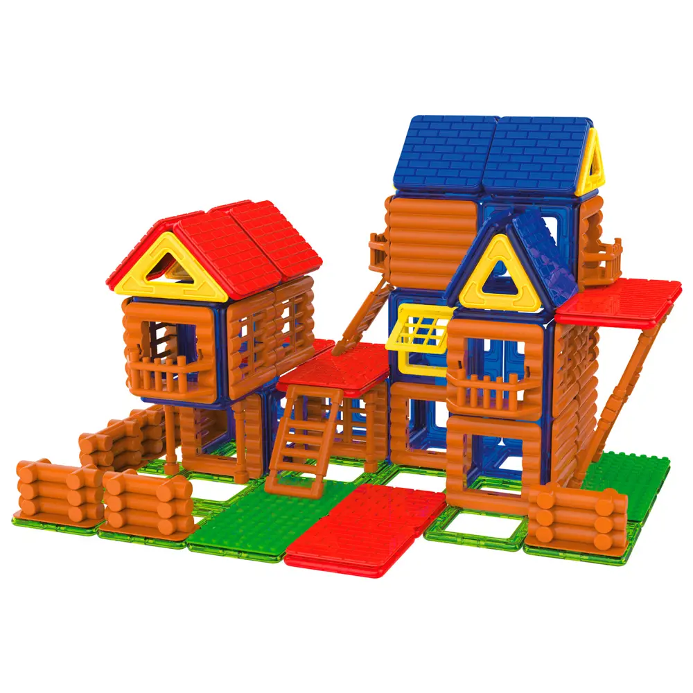 Фото 4 Магнитный конструктор Mega Magnetic Build Blocks-129 Построй дом, 129 деталей, Brauberg Kids, 663850 Фото 4 Магнитный конструктор Mega Magnetic Build Blocks-129 Построй дом, 129 деталей, Brauberg Kids, 663850