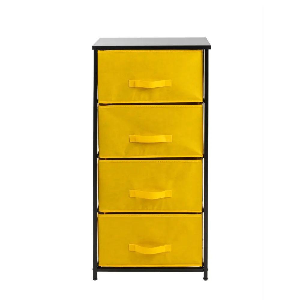 Фото Комод Gemlux 950/4bk 4 ящика 45x30x95 см металл цвет желтый Фото Комод Gemlux 950/4bk 4 ящика 45x30x95 см металл цвет желтый