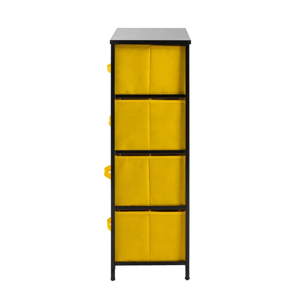 Фото 3 Комод Gemlux 950/4bk 4 ящика 45x30x95 см металл цвет желтый Фото 3 Комод Gemlux 950/4bk 4 ящика 45x30x95 см металл цвет желтый