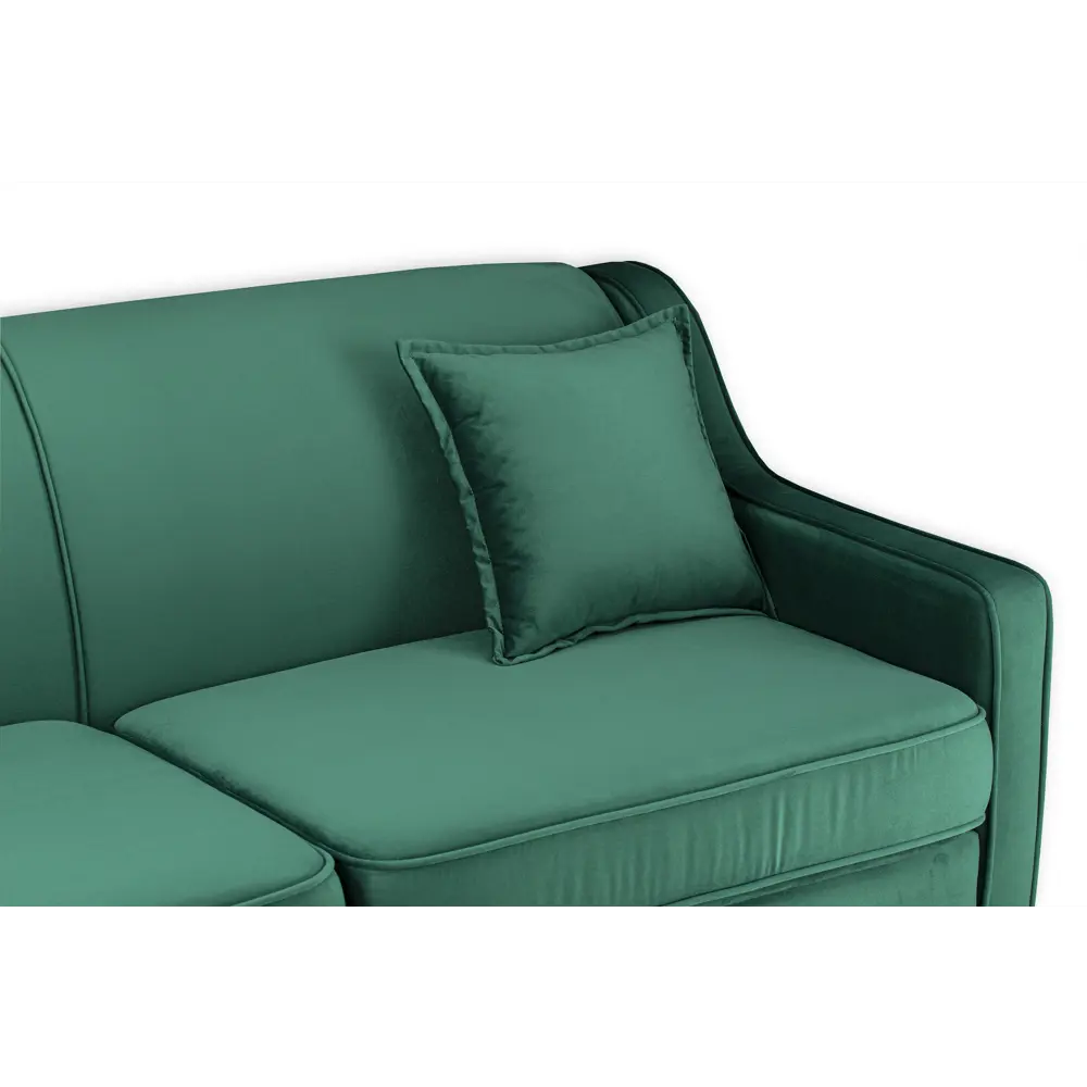 Фото Диван Ramart design Арман 193x81x93 см велюр цвет зеленый Фото Диван Ramart design Арман 193x81x93 см велюр цвет зеленый