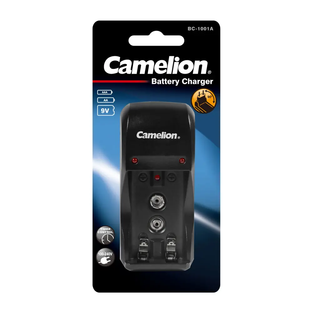 Фото Зарядное устройство Camelion BC-1001A 2хAA AAA Фото Зарядное устройство Camelion BC-1001A 2хAA AAA