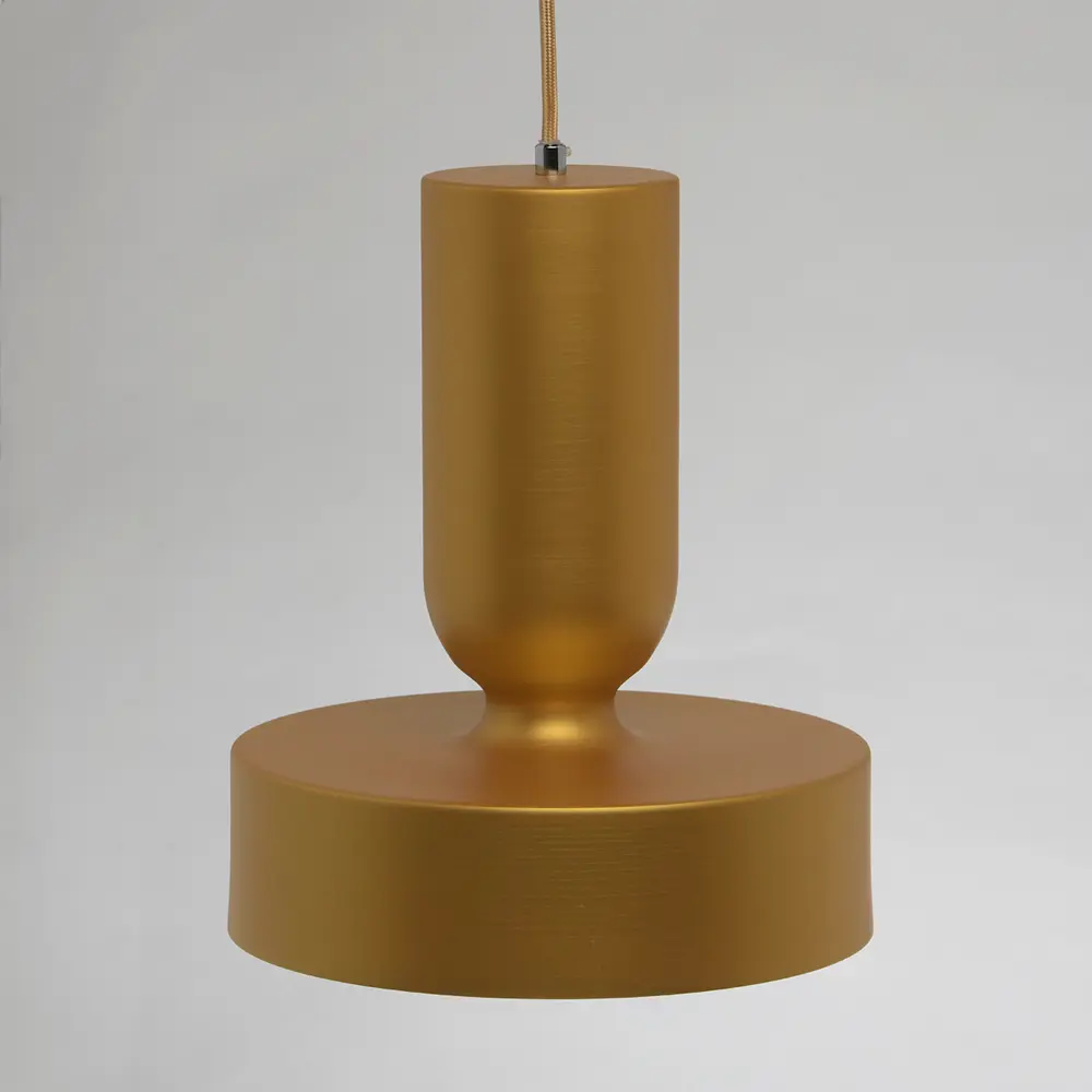 Фото 4 Светильник подвесной Элвис MW 103010517 1 лампа 2 м² цвет золотой