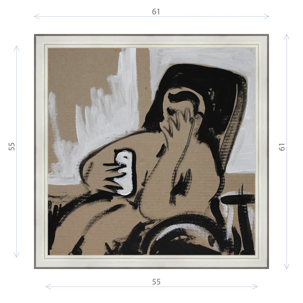 Фото Картина в раме Декор депо Константин Малютин "Айфон" E20 61x61 см без стекла