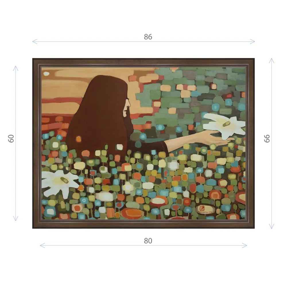 Фото Картина в раме Декор депо Константин Малютин "За цветами" E21 66x86 см без стекла Фото Картина в раме Декор депо Константин Малютин "За цветами" E21 66x86 см без стекла