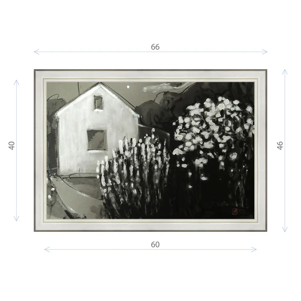 Фото Картина в раме Декор депо Константин Малютин "Дача" E20 46x66 см без стекла Фото Картина в раме Декор депо Константин Малютин "Дача" E20 46x66 см без стекла