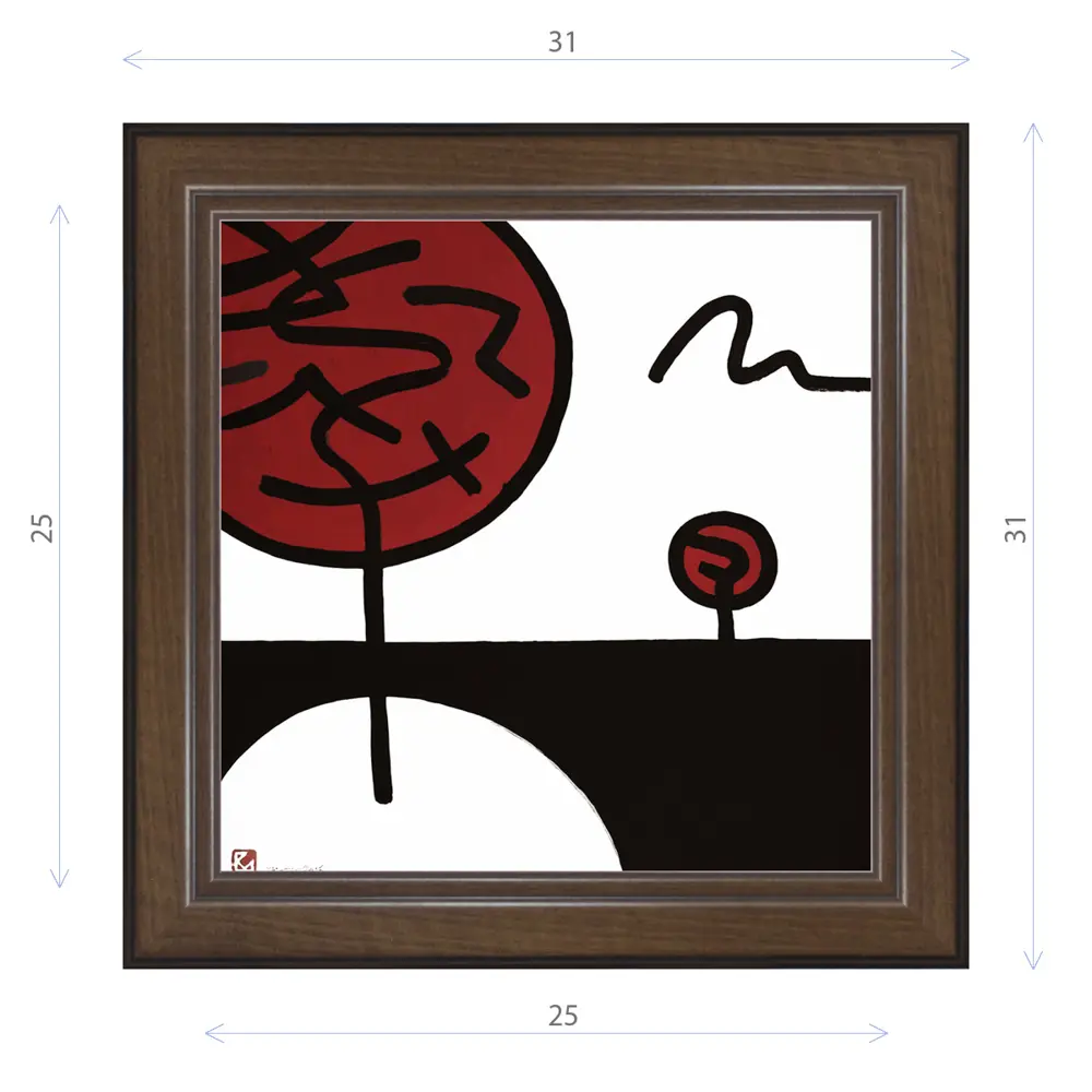 Фото Картина в раме Декор депо Константин Малютин "Условная флора 4" E21 31x31 см без стекла Фото Картина в раме Декор депо Константин Малютин "Условная флора 4" E21 31x31 см без стекла